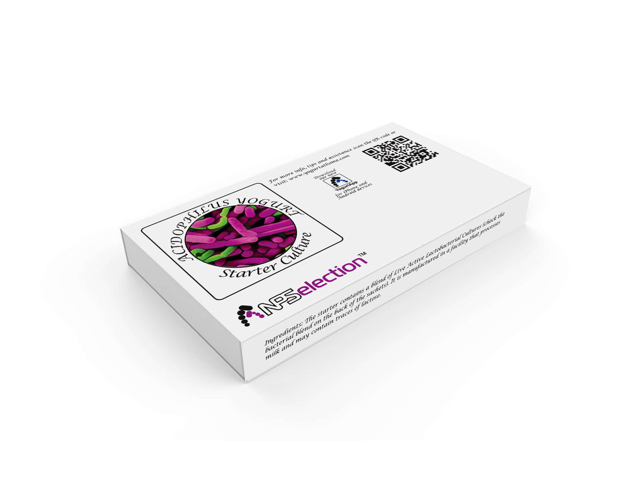 Yogurt Starter Cultures - Pack of 12 Freeze-dried Culture Sachets for Acidophilus Yogurt - NPSelection 