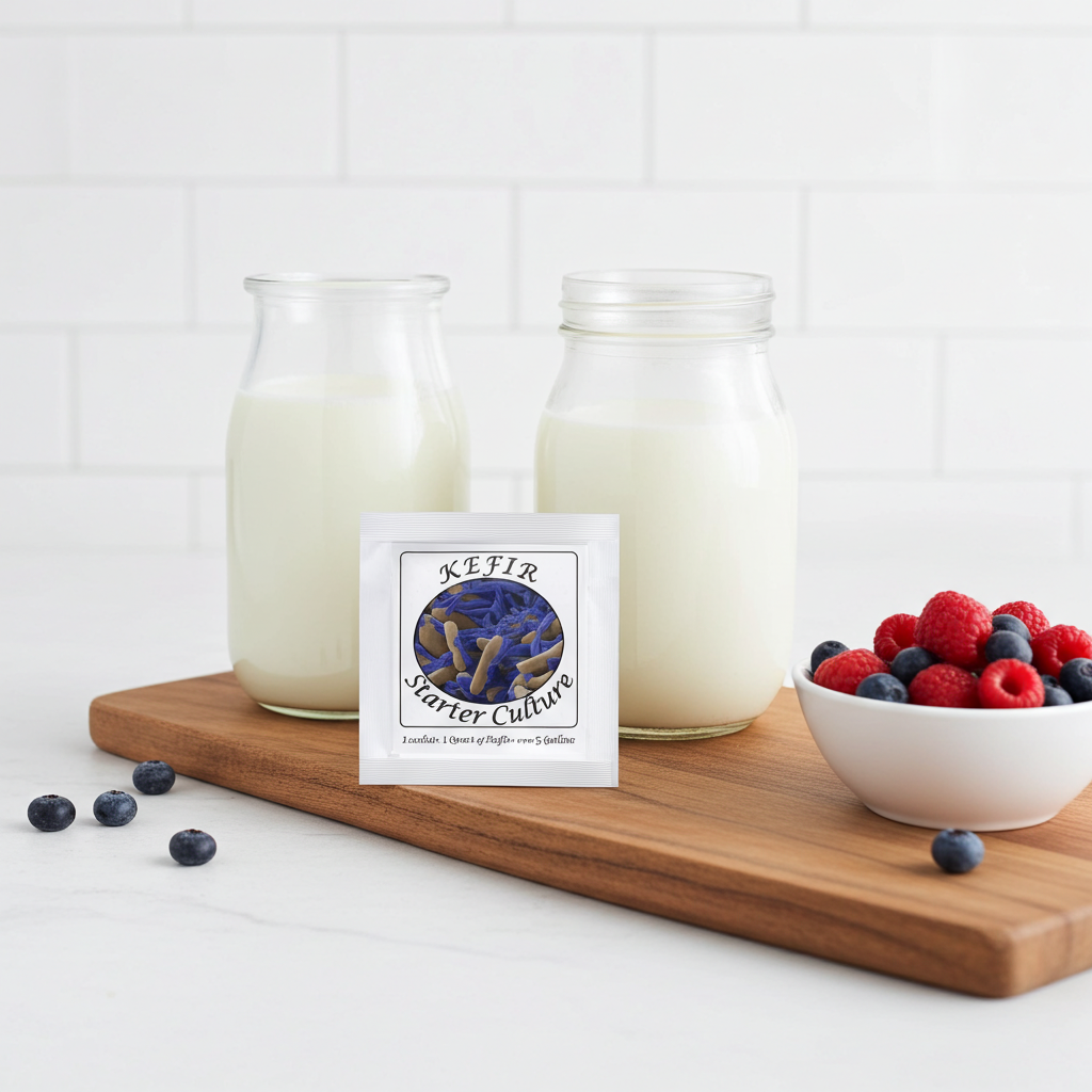 Kefir Starter Culture - Pack of 3 Freeze Dried Sachets