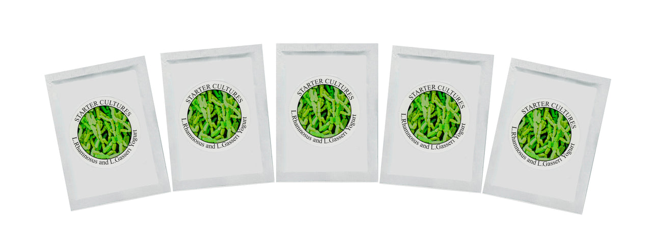 Buy Online Pack of 5 Freeze-Dried Sachets for Lactobacillus Rhamnosus and L.Gasseri Yogurt 
