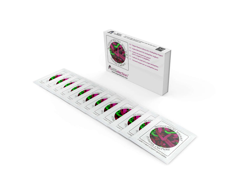 thumbnail image 2 of Yogurt Starter Cultures - Pack Of 10 Freeze Dried Sachets For Plain Yogurt 2 of 12