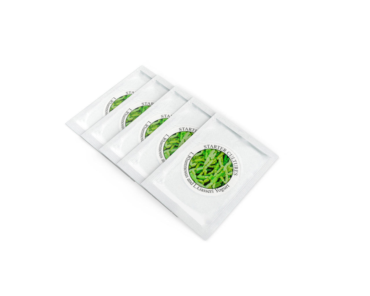 Yogurt Starter Cultures - Pack of 5 Freeze-Dried Sachets for Lactobacillus Rhamnosus and L.Gasseri Yogurt - NPSelection 